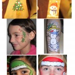christmas body painting